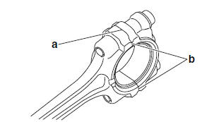 Checking the piston pin