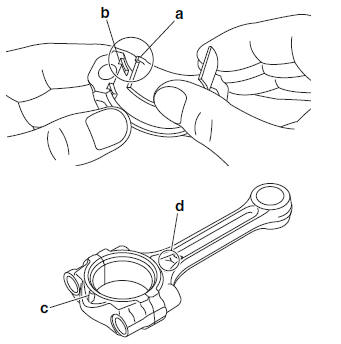 Installing the connecting rod and piston