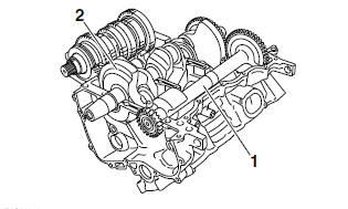 Removing the crankshaft and balancer shaft