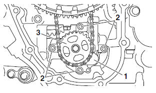 Installing the oil pump