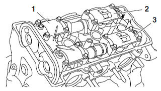 Removing the camshafts