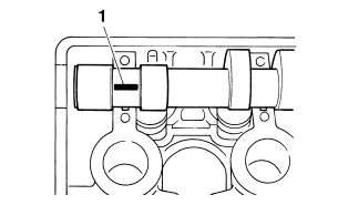 Checking the camshafts