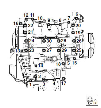 Disassembling the crankcase