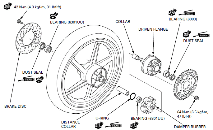 Rear Wheel/Suspension