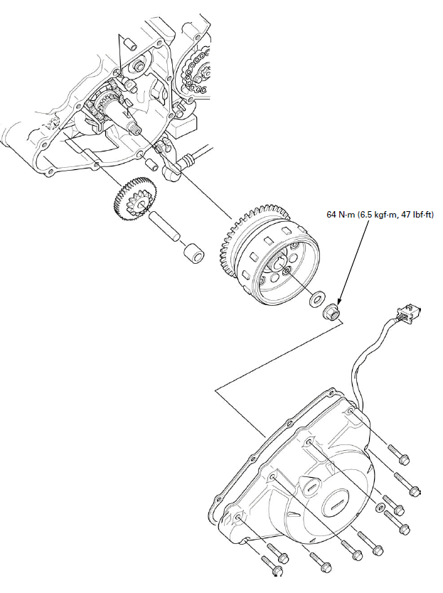 Alternator/Starter Clutch